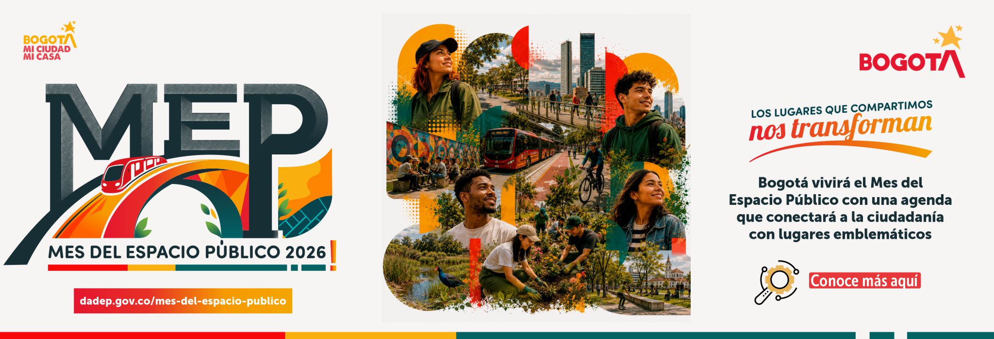 Bogotá vivirá el Mes del Espacio Público con una agenda que conectará a la ciudadanía con lugares emblemáticos