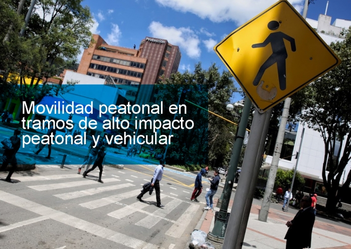 Movilidad peatonal en tramos viales de alto impacto peatonal y vehicular en Bogotá. Estudio de caso calle 72 y calle 116.