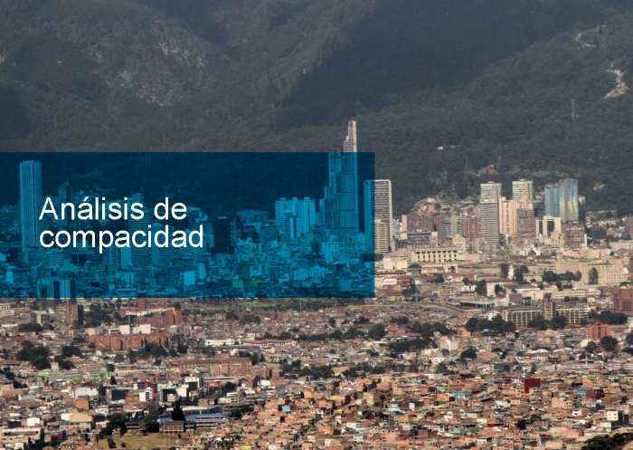 Análisis de compacidad corregida para Bogotá