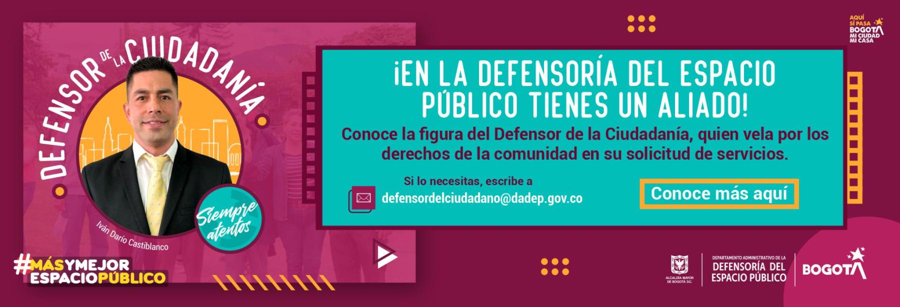 Defensor Colorado defensor | Departamento Administrativo de la Defensoría del Espacio Público