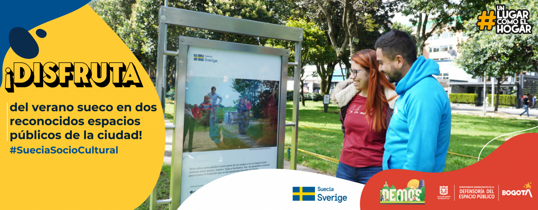 Disfruta del verano sueco en dos espacios públicos